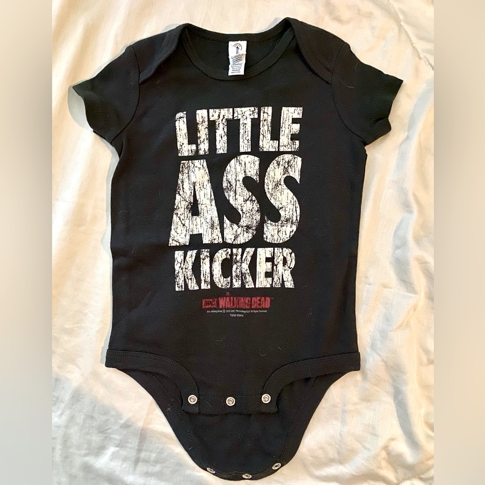 Little Ass Kicker- The Walking Dead Baby Onesie 12 months